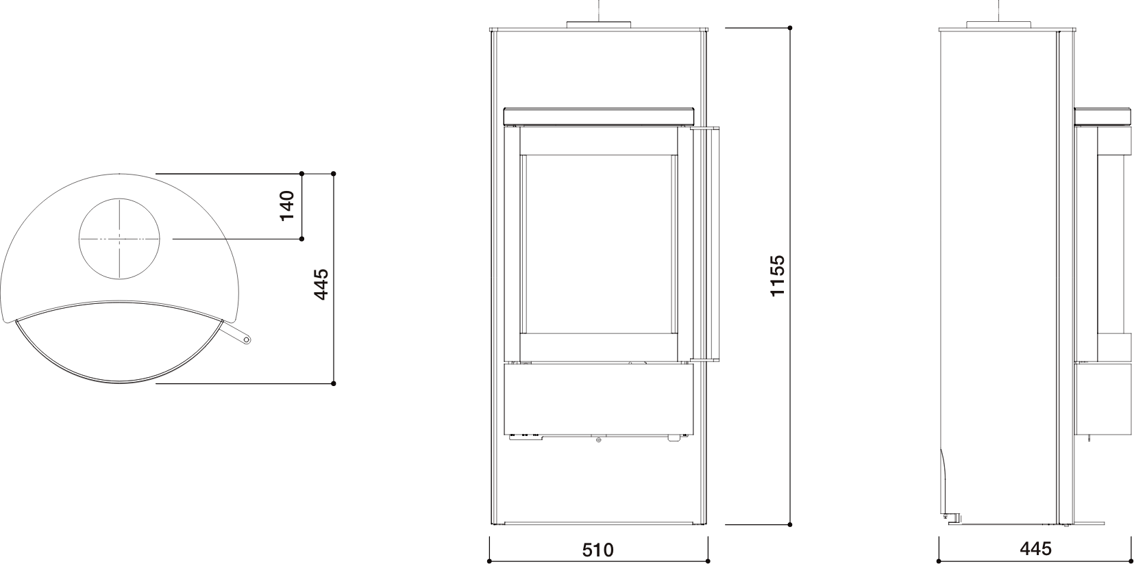 Luno 寸法図